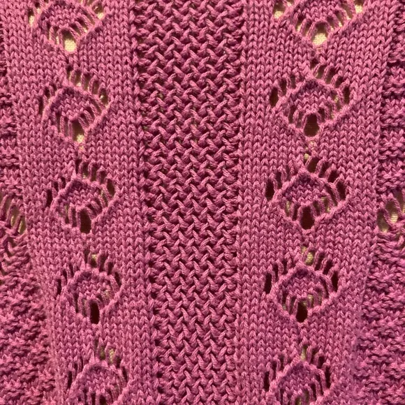 Free People FP Beach Get Away Fauxchet Cardigan Crocheted Size S