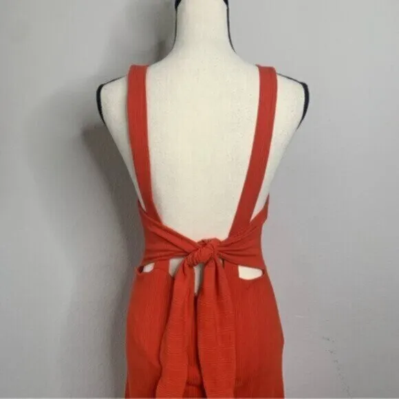 Free People Into You Orange Midi/Maxi Dress