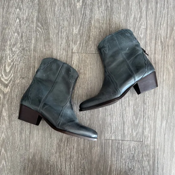 FREE PEOPLE New Frontier Western Boots in Stargazer 38