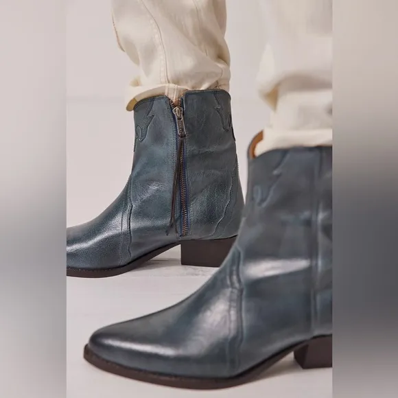 FREE PEOPLE New Frontier Western Boots in Stargazer 38