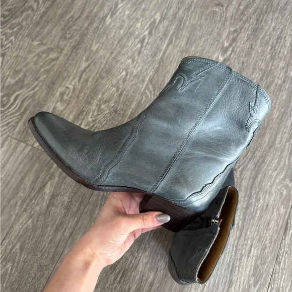 FREE PEOPLE New Frontier Western Boots in Stargazer 38