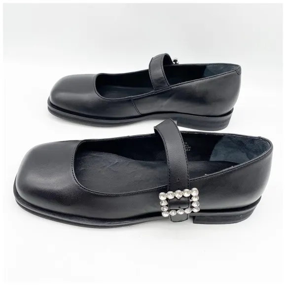 Free People Rumor Diamante Mary Janes Size 6.5