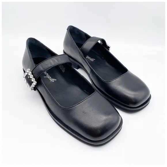 Free People Rumor Diamante Mary Janes Size 6.5