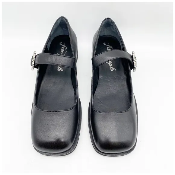 Free People Rumor Diamante Mary Janes Size 6.5