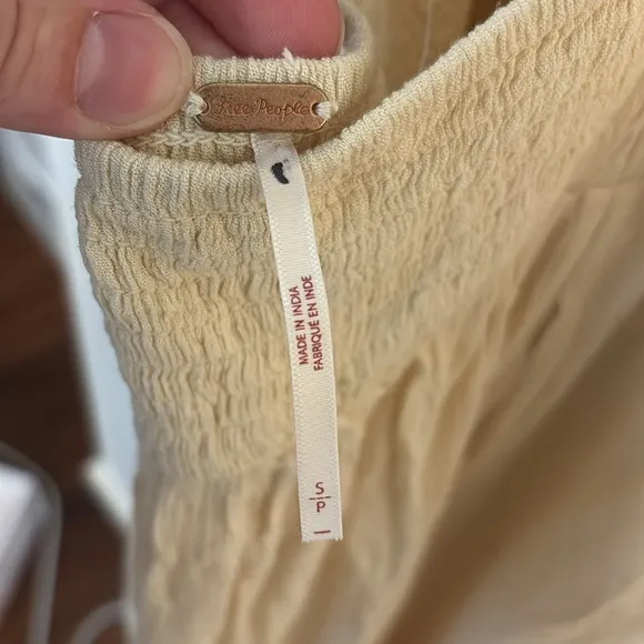 FREE PEOPLE Siren Nights Maxi Dress in Wet Plaster NWOT