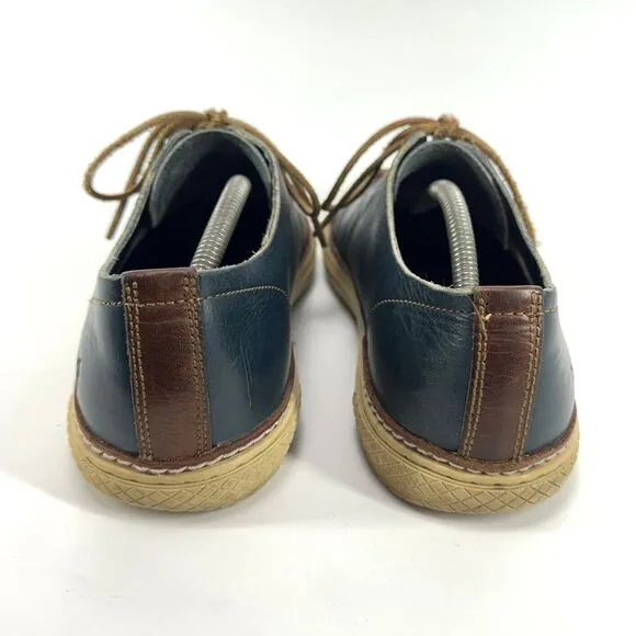 Frye Walker 3481160 Low Top Navy Leather Lace Up Sneakers Men Shoes Size 12