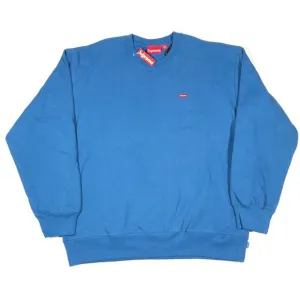 FW20 Supreme Small Box Logo Crewneck Sweater Pale Royal Size XL Streetwear B29
