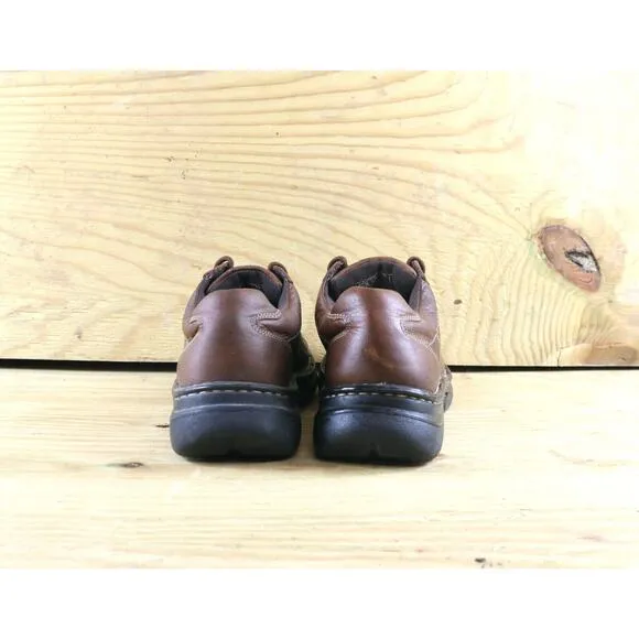 GBX Mens Shoes Loafers 9.5M Leather Lace Ups Brown Ridgewood