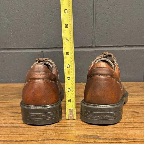 GBX Operator Chunky Brown Leather Oxford Shoes Men’s 12
