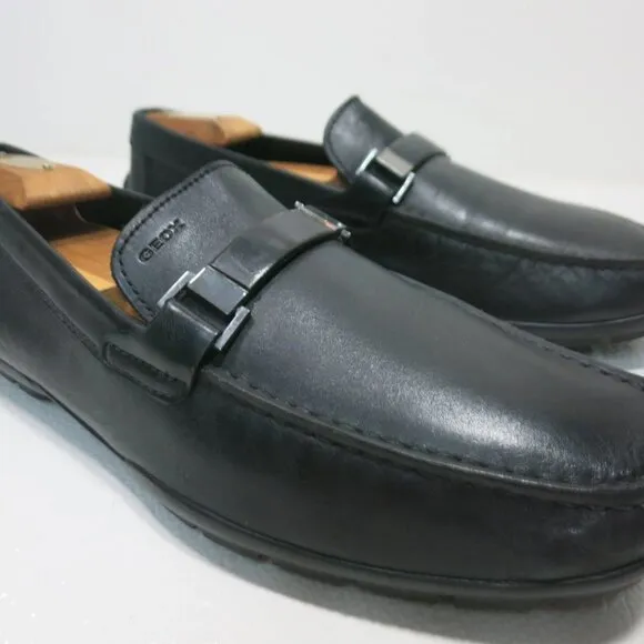 Geox Respira 2 Leather Shoes Driver Moccasin Casual Moc's Men's Footwear 45