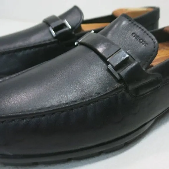 Geox Respira 2 Leather Shoes Driver Moccasin Casual Moc's Men's Footwear 45