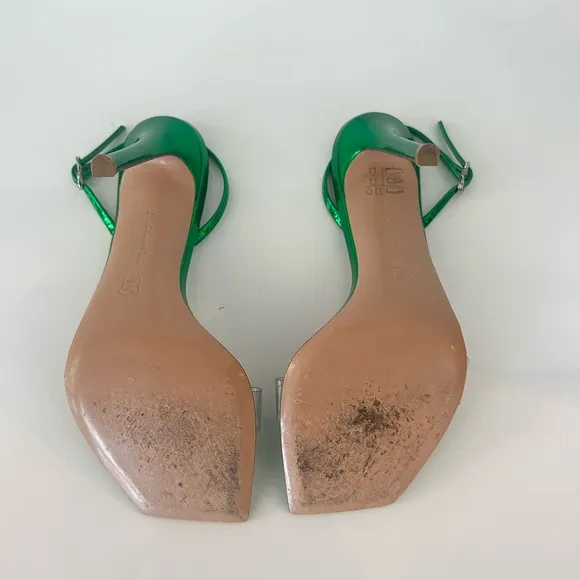 Gianvito Rossi Ribbon Candy 105 leather sandals size 38