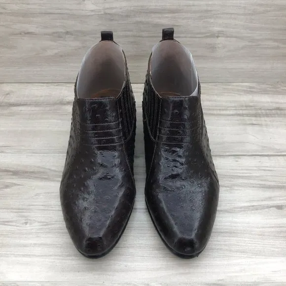 Giorgio Brutini Ankle Boots Mens 10.5 Brown Leather Slip On Dress Shoes