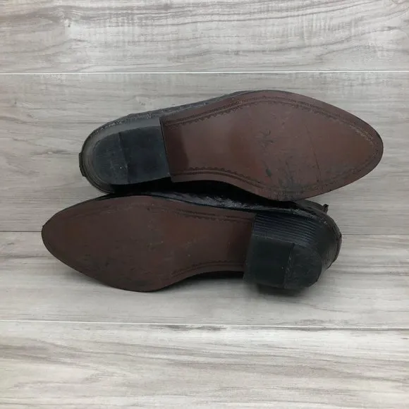 Giorgio Brutini Ankle Boots Mens 10.5 Brown Leather Slip On Dress Shoes