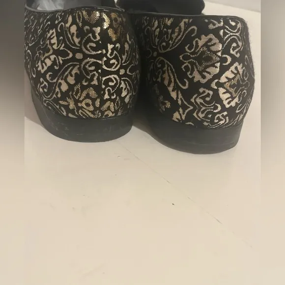Giorgio Brutini Callas Holiday Black Gold Brocade Loafer Smoking Shoes 10
