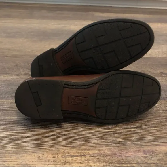 Giorgio Brutini Le Glove Brown Leather Loafers Shoes Mens Size 10 Nice Easter