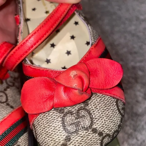 Girls Gucci maryjane shoes