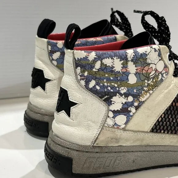 Golden Goose High Top Sneakers GGDB Italy Colorful Leather Shoes Women's 39