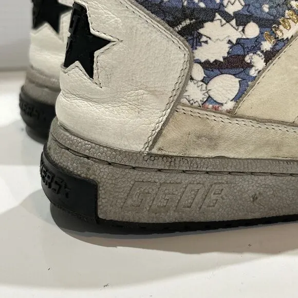 Golden Goose High Top Sneakers GGDB Italy Colorful Leather Shoes Women's 39