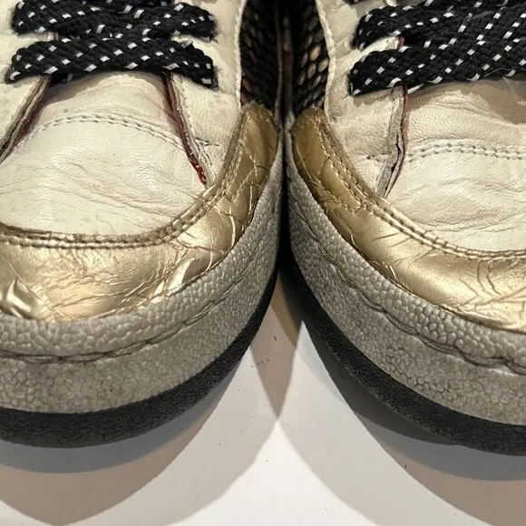 Golden Goose High Top Sneakers GGDB Italy Colorful Leather Shoes Women's 39