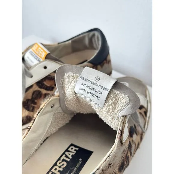 Golden Goose Superstar Leopard Print Sneakers