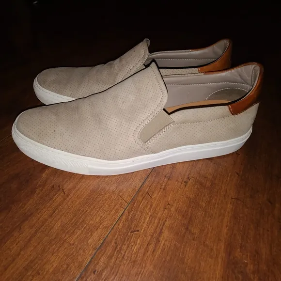 Good Man Brand Legend Slip-On Sand Vachetta Sneaker Italy Shoes Mens 10.5