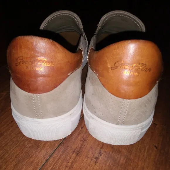 Good Man Brand Legend Slip-On Sand Vachetta Sneaker Italy Shoes Mens 10.5