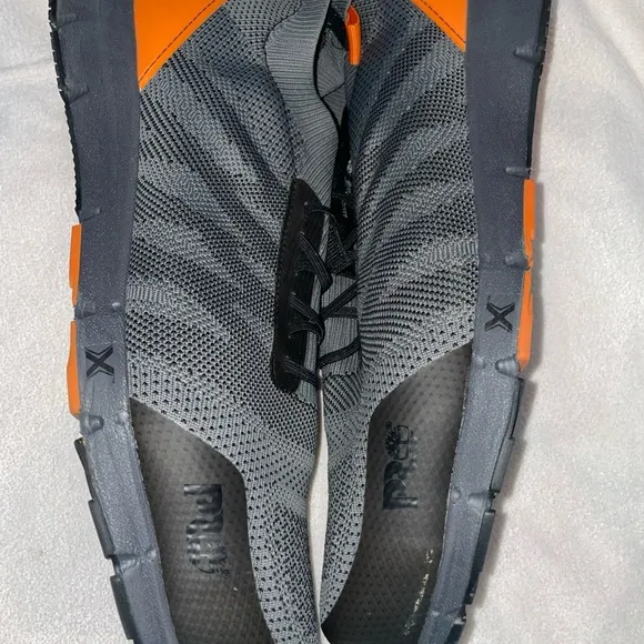 Gray and Black Athletic Shoes