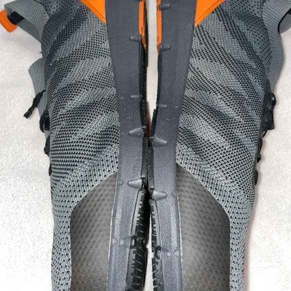 Gray and Black Athletic Shoes