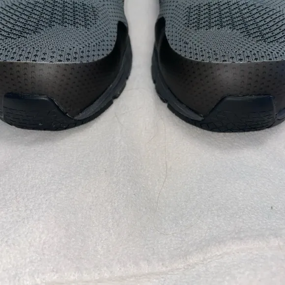 Gray and Black Athletic Shoes
