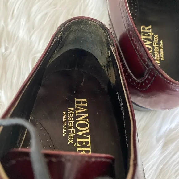 {Hanover} Vintage MasterFlex Wingtip Dress Shoes - Men's 9.5