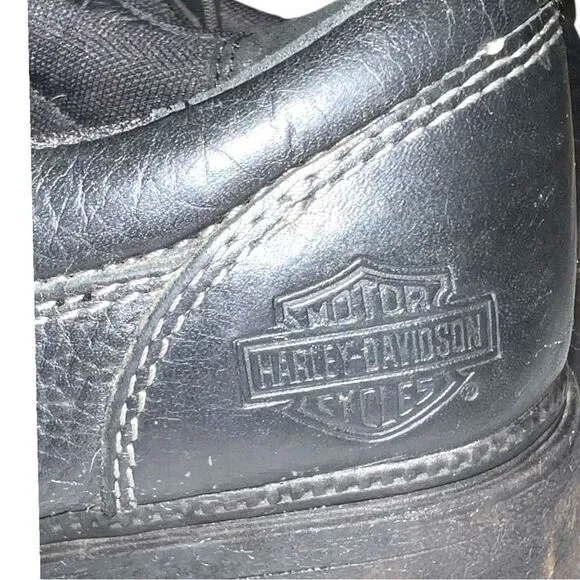 Harley Davidson vintage black boot shoes!