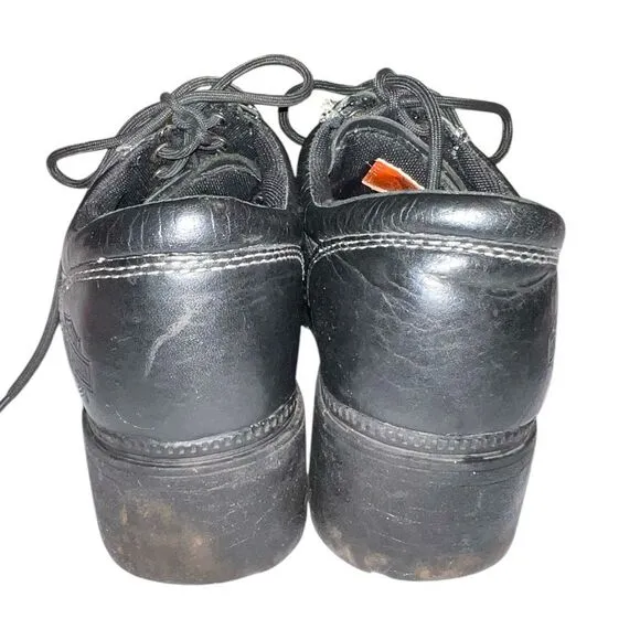 Harley Davidson vintage black boot shoes!