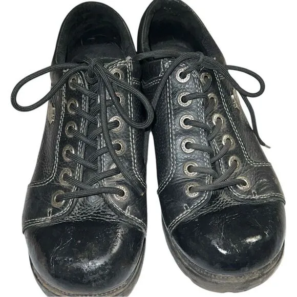 Harley Davidson vintage black boot shoes!