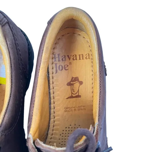 Havana Joe Waterproof Nubuck Master Panama Jack Brown Waxy Shoes Men Size 7.5