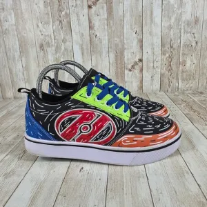 Heelys Skate Shoes Sneakers Roller Wheels Colorful Youth Size 6