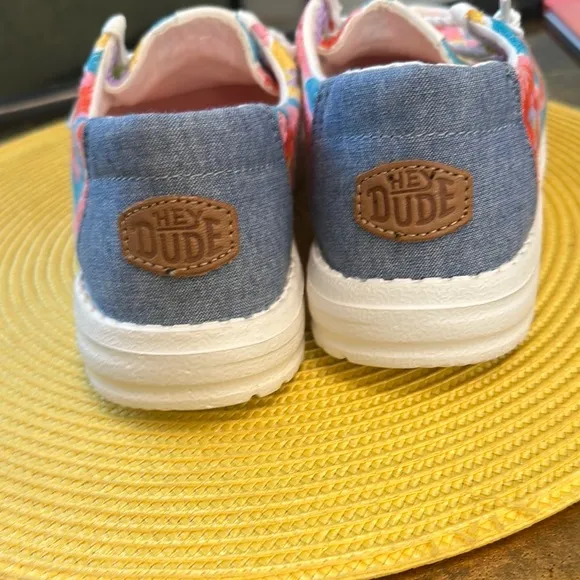 Hey Dude Crochet Colorful ladies Slip-On Shoes