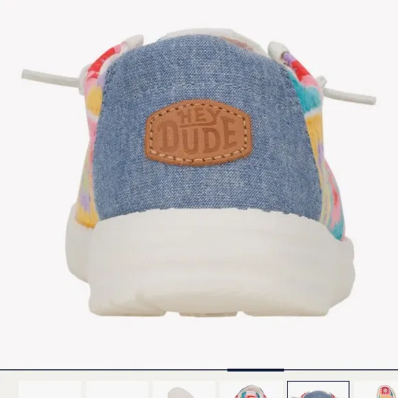 Hey Dude Crochet Colorful ladies Slip-On Shoes