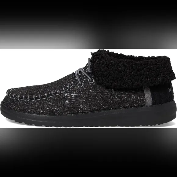 Hey Dude Youth Wendy Fold Brushed Cozy