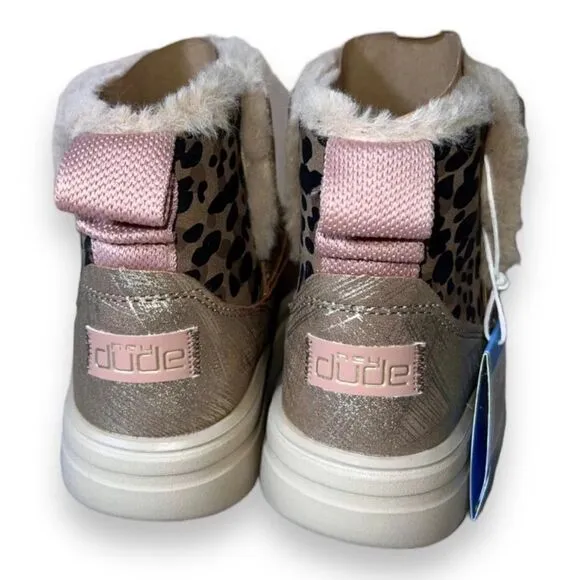 Hey Dude Mel Casual Shoes &quot;Chestnut&quot; Leopard Youth 12