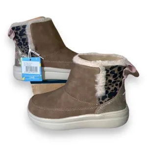 Hey Dude Mel Casual Shoes &quot;Chestnut&quot; Leopard Youth 12