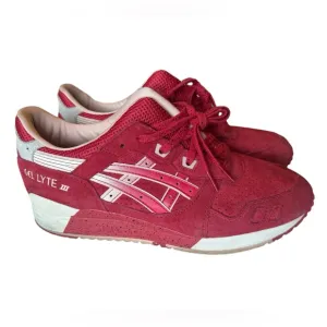 High End Red ASICS Gel Lyte III Men’s 10 Shoes Streetwear H64BK MINTY