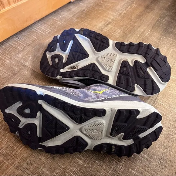 Hoka Women's Stinson 7 Running Shoes in Cosmic Sky Meteor Lavender Silver Purple