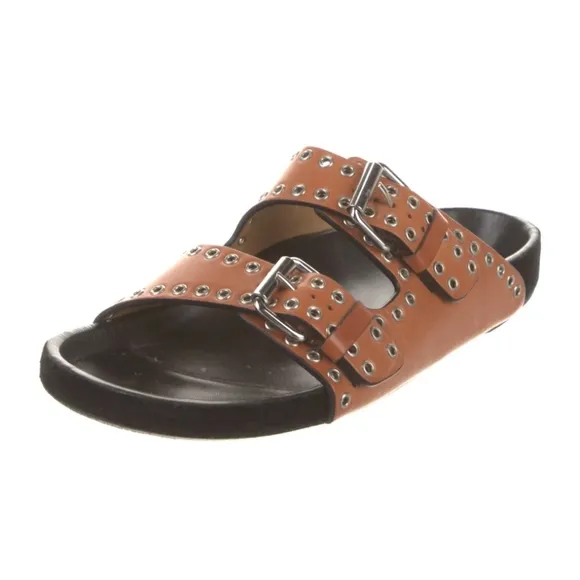 Isabel Marant Brown Leather Sandals