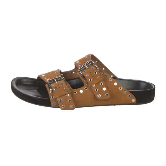 Isabel Marant Brown Leather Sandals