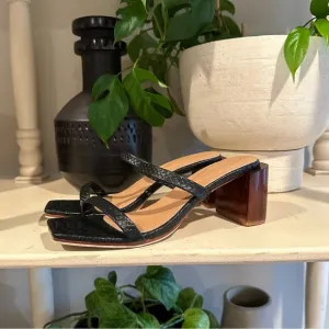 James Smith Sirenuse Strap Sandals in Black (38)