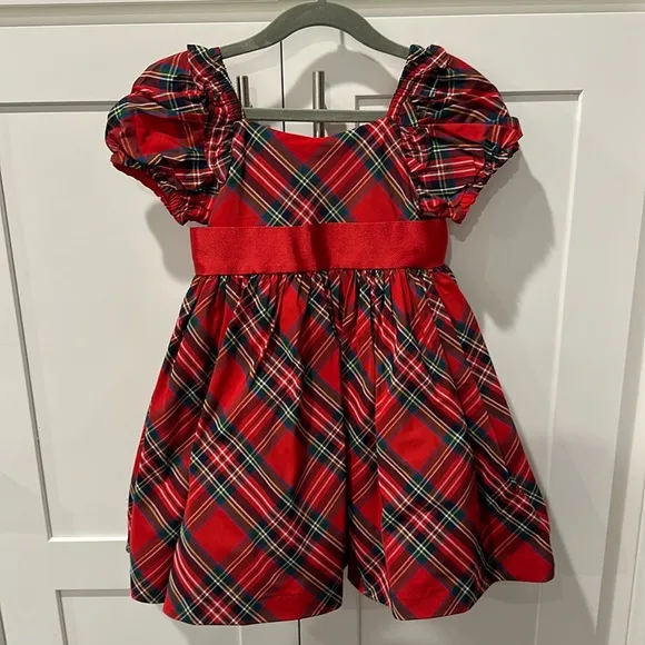 Janie &amp; Jack Tartan Holiday/Christmas Dress