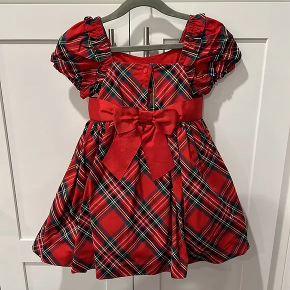Janie &amp; Jack Tartan Holiday/Christmas Dress