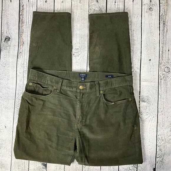 J. CREW Flex Slim Corduroy Pants