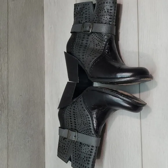 JoeBoots Womens Western Vintage Cowboy Leather Heels shoes boots sz 7